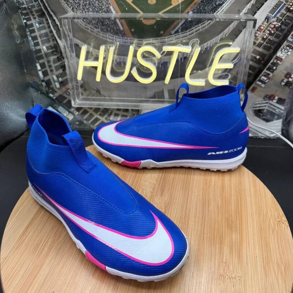Nike Jr. Mercurial Superfly 10 Academy Turf High-Top Soccer Cleats Sz 3Y